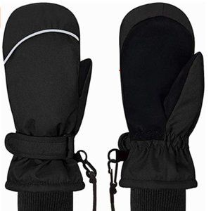 Kids Waterproof Snow Ski Mittens / Gloves worn 1x